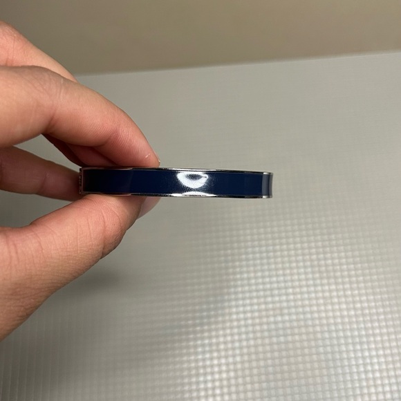 Talbots Silver and Navy Bangle - Picture 2 of 3